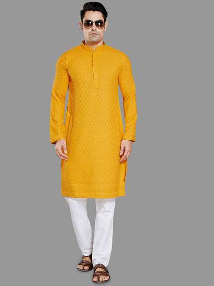 DIVISIVE Embroidered Straight Kurta