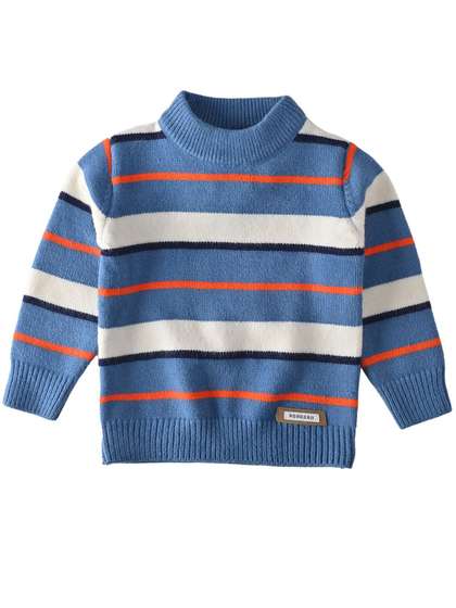 Bold N Elegant Unisex
                      Kids Striped Pullover