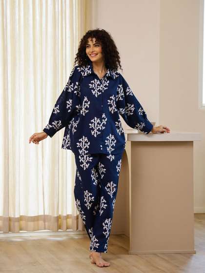 SANSKRUTIHOMES Women
                        Printed Night suit