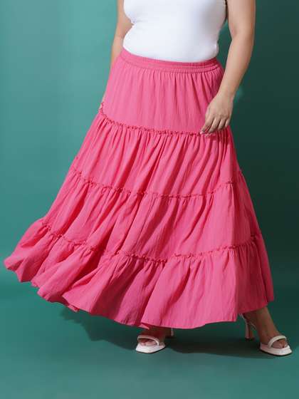 U&F Beyond Flared Maxi Skirts