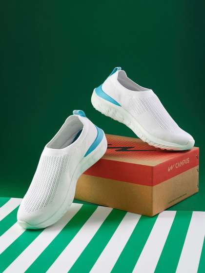 Campus Men ANON
                          Woven Design PU Slip-On Sneakers