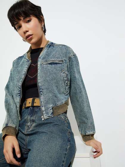 MAX URB_N Washed
                          Denim Jacket