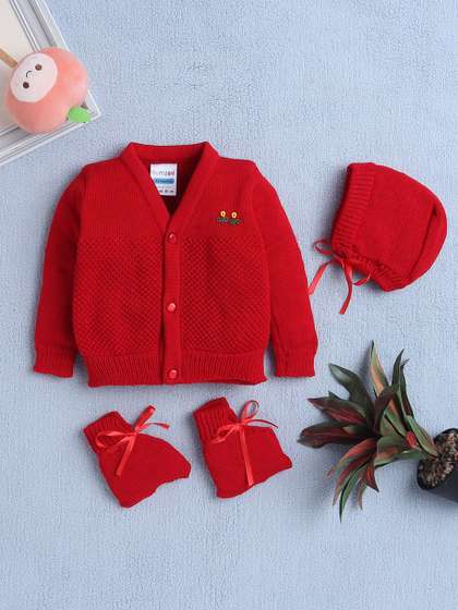 BUMZEE Boys V-Neck
                    Front-Open Sweater