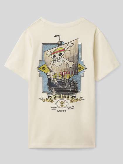 The Souled Store Boys Regular Fit One Piece Printed Cream T-Shirts