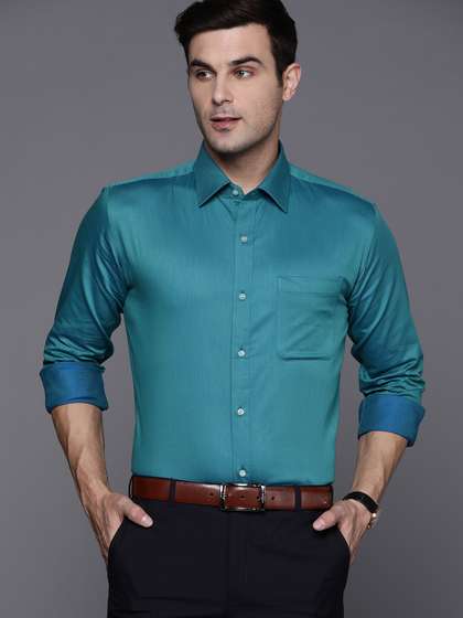 Raymond Men Blue Slim
                      Fit Opaque Formal Shirt