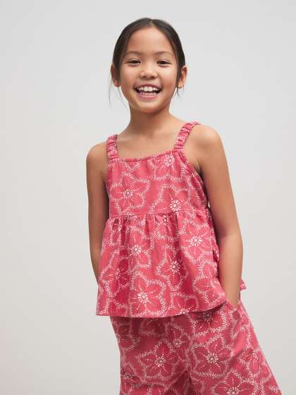 Mango Kids Floral Print
                    Empire Top