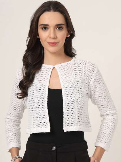 Style Quotient Women
                        Crop Button Shrug