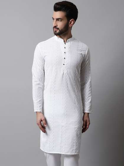 Jompers Men Embroidered Kurta