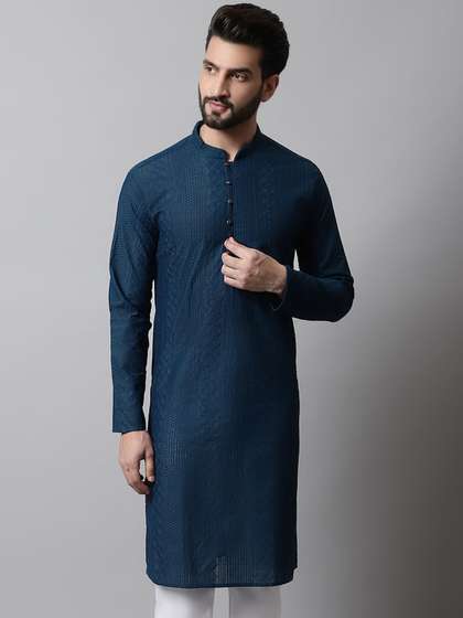 Jompers Men Embroidered Kurta