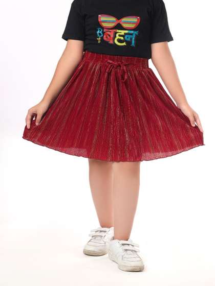 BAESD Embellished A-Line Skirts