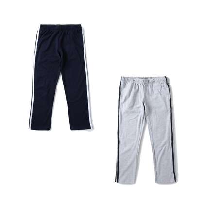 FRENCH KLEIDER Boys Pack
                    Of 2 Pure Cotton Relaxed Fit Mid-Rise Track Pants