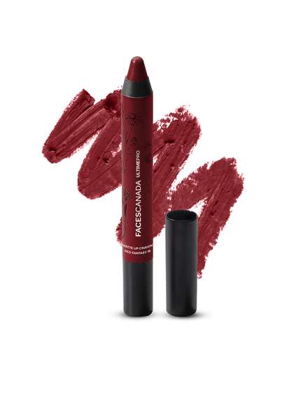 FACES CANADA Ultime
                        Pro Matte Lip Crayon with Cocoa Butter &
                        Chamomile 2.8g - Red Fantasy 19