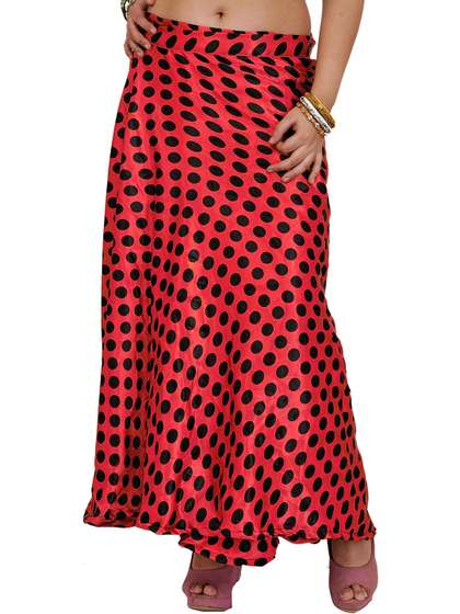 Exotic India Printed Wrap Maxi Skirts