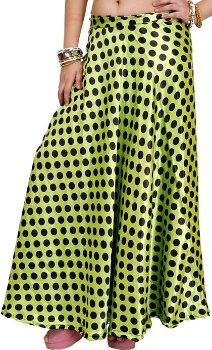 Exotic India Printed Wrap Maxi Skirts