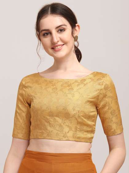 Oomph Boat Neck Saree Blouse