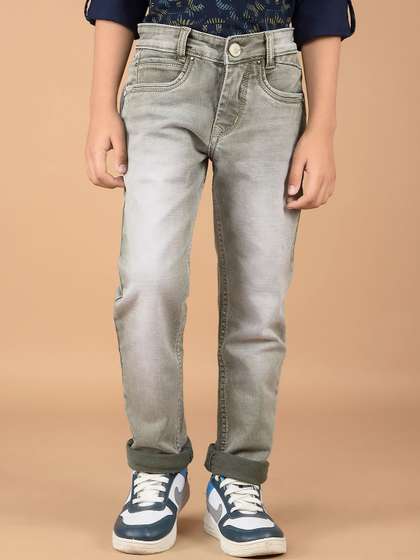 Crimsoune Club Boys Slim
                    Fit Heavy Fade Stretchable Jeans