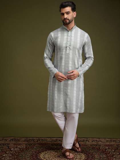 Anouk Geometric Embroidred Kurta