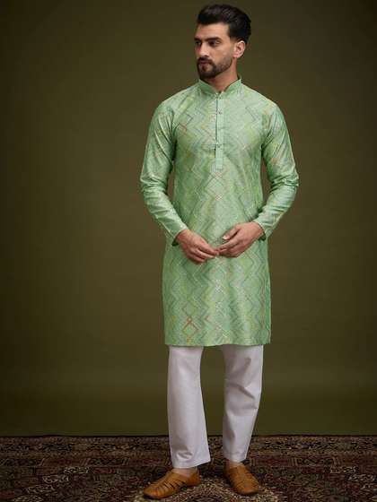 Anouk Chevron Embroidered Kurta