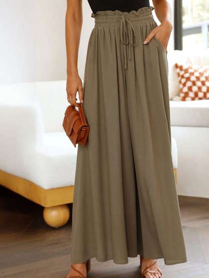 StyleCast Women Flared Palazzos