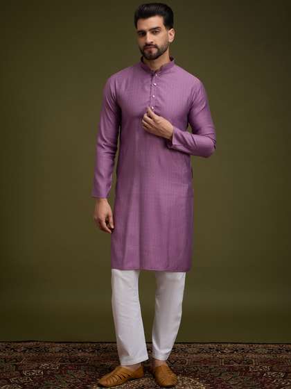 Anouk Geometric Embroidered Kurta