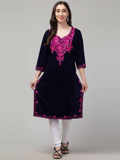 FAMBEE Woollen Straight Kurta