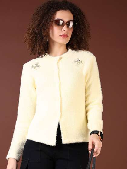 V-Mart Women Round Neck Cardigan