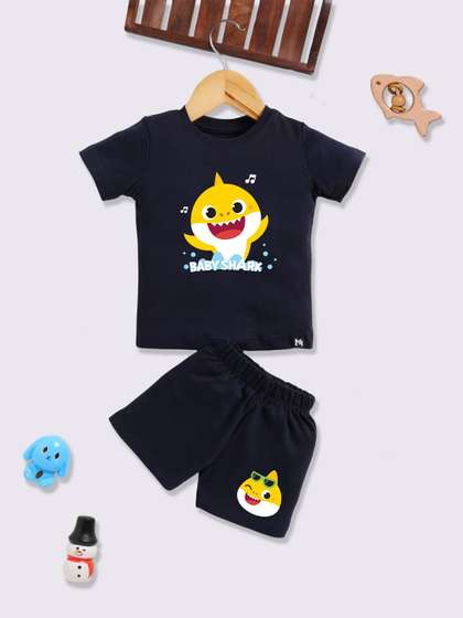 YK X Minute Mirth
                    Infants Girls Printed Pure Cotton Top with Shorts