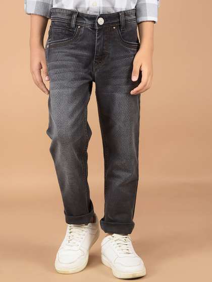 Crimsoune Club Boys
                      Slim Fit Heavy Fade Stretchable Jeans