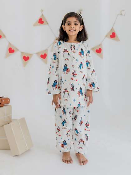 Klingaru Kids Printed
                      Nightdress