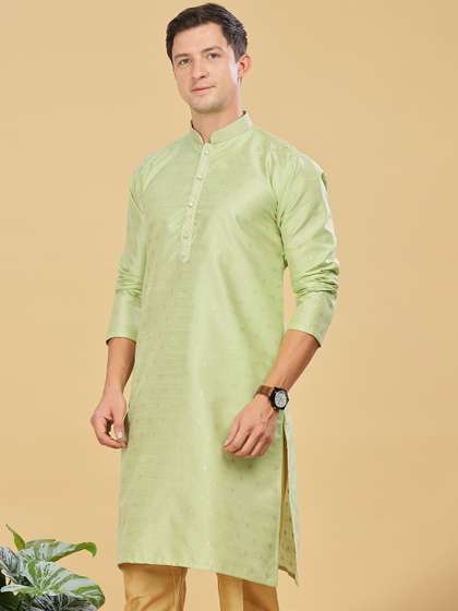 Anouk Woven Design Cotton Kurta