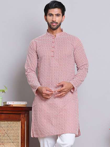 Jompers Embroidered Cotton Kurta