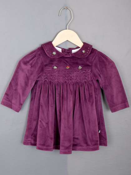 BAESD Girls Embellished
                    Printed A-Line Dress
