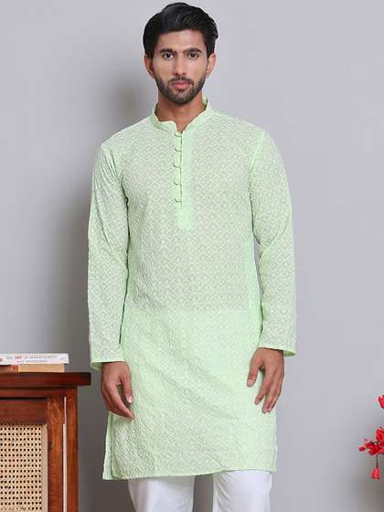 Jompers Floral Embroidered Kurta