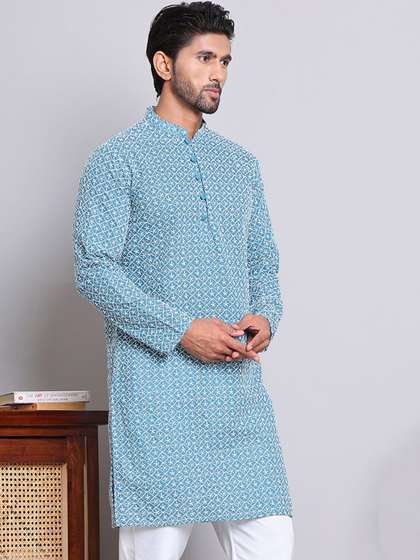 Jompers Floral Embroidered Kurta