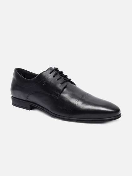 Van Heusen Men
                        Leather Derby Round Toe Formal Shoes