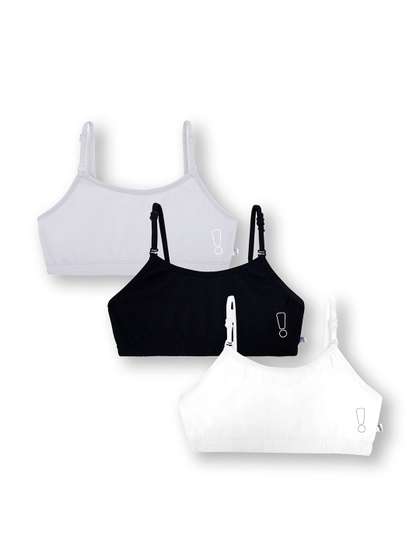 You Got Plan B Girls
                      Pack Of 3 Beginners Bra