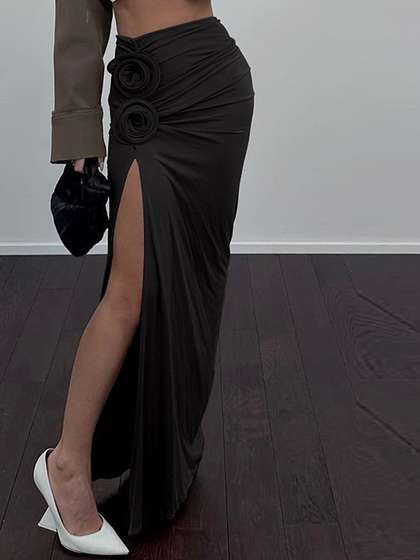 LULU & SKY Women Pencil Maxi Skirts