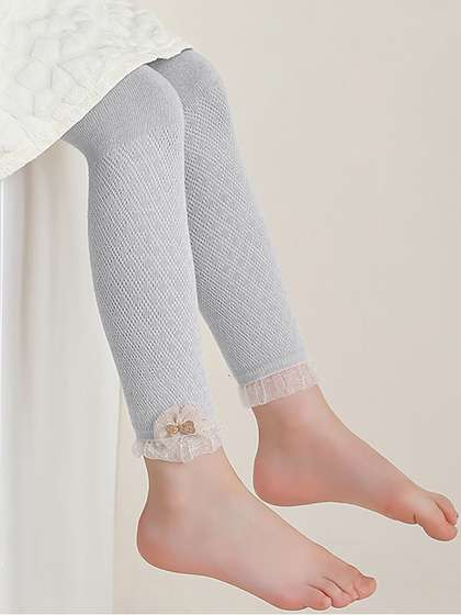 SYGA Girls Bow Design
                      Cotton Ankle-Length Leggings