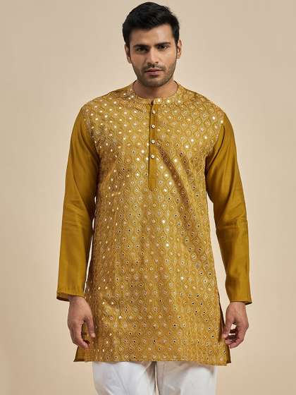 Anouk Embroidered Straight Kurta