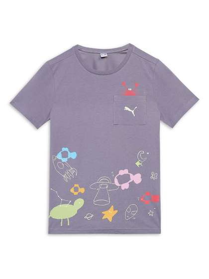 Puma Classics Graphic Youth Tee Kids Printed T-Shirt