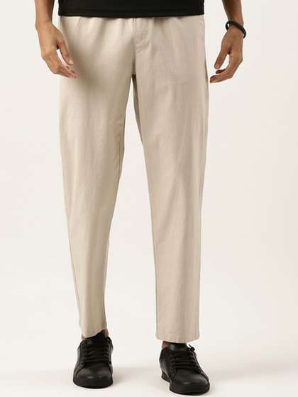 Roadster The
                        Lifestyle Co. Men Cotton Linen Trouser
