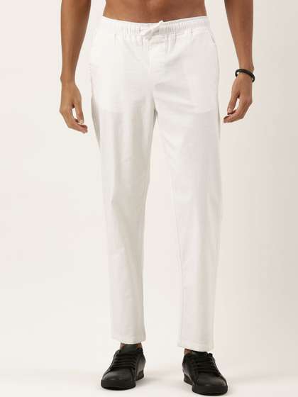 Roadster The
                        Lifestyle Co. Men Cotton Linen Trouser