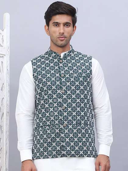 Jompers Embroidered Nehru Jackets