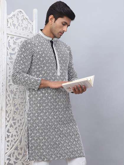 Jompers Chikankari Cotton Kurta