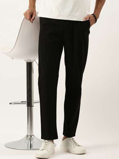 Roadster The
                          Lifestyle Co. Men Cotton Linen Trouser