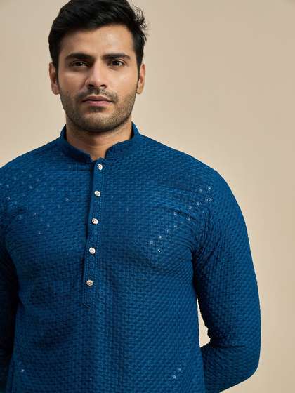 Anouk Sequins Straight Kurta