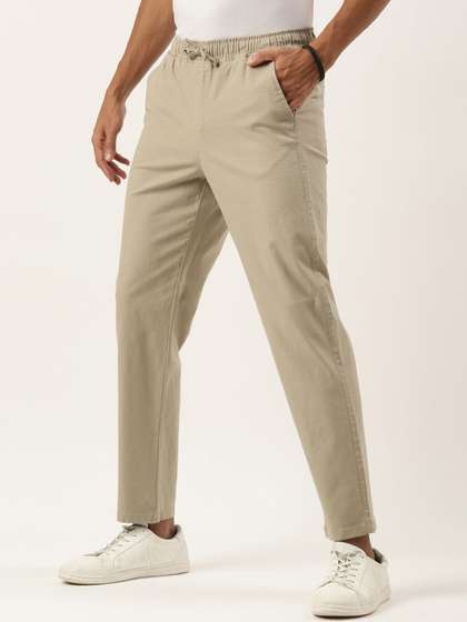Roadster The
                        Lifestyle Co. Men Cotton Linen Trouser