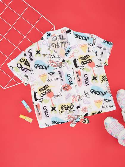 Pantaloons Junior Print
                    Top