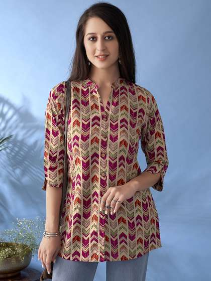 Anouk Pure Cotton A-Line Kurti