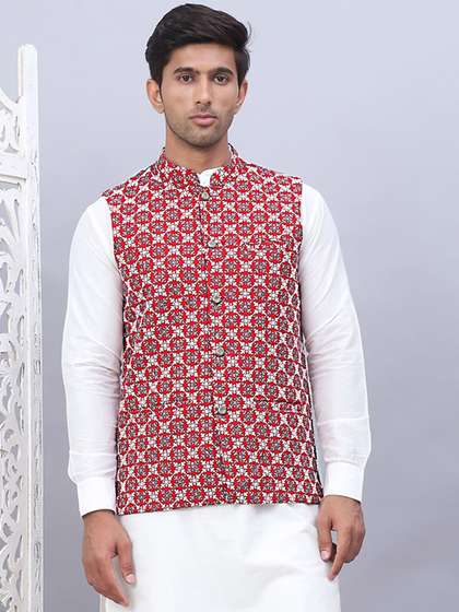 Jompers Embroidered Nehru Jackets
